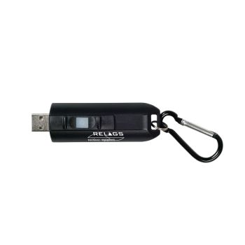 Preview: BasicNature LED Leuchte USB auf weisem Hintergrund Rückseite